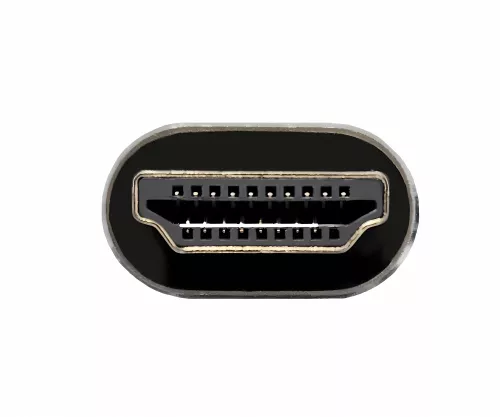 DINIC Premium HDMI 2.1 cable - 8K@60Hz, 48 Gbps, aluminium housing, 3D, HDR, DINIC Polybag, 1m